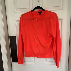 J. Crew 100% Merino button down sweater.